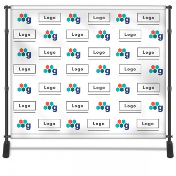 Step and Repeat Backdrop Display