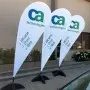 Custom Teardrop Feather Flag 