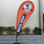 Custom Double Sided Teardrop Flag  Custom Double Sided Teardrop Flag