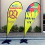 Custom Double Sided Teardrop Flag  Custom Double Sided Teardrop Flag