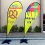 Custom Teardrop Feather Flag 