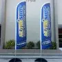 Custom Double Sided Windless Feather Flag 