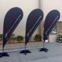 Custom Double Sided Teardrop Flag  Custom Double Sided Teardrop Flag
