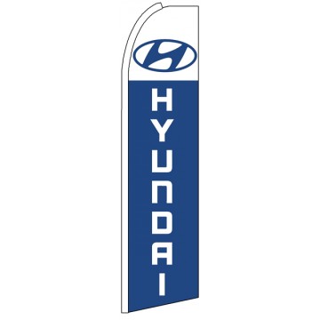 Hyundai - Advertising Feather Flag Banner Hyundai - Advertising Feather Flag Banner