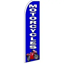 Motorcycles - Advertising Feather Flag Banner