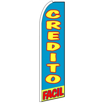 Credito Facil - Advertising Feather Flag Banner
