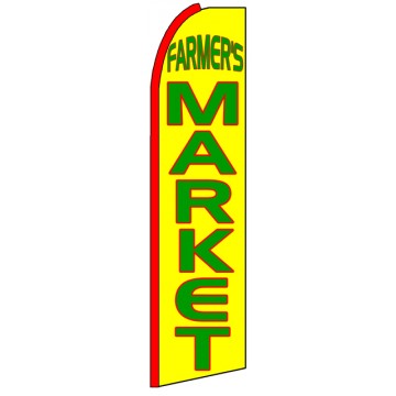 Farmer's Market - Advertising Feather Flag Banner