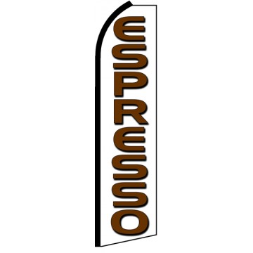 Espresso - Advertising Feather Flag Banner Espresso - Advertising Feather Flag Banner