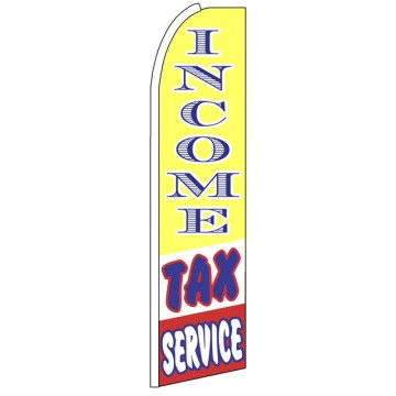 Income Tax Service - Feather Flag Banner Income Tax Service - Feather Flag Banner