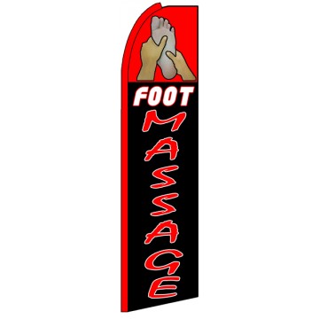 Foot Massage - Advertising Feather Flag Banner