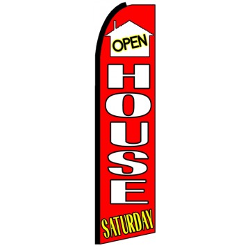 Open House Saturday - Feather Flag Banner