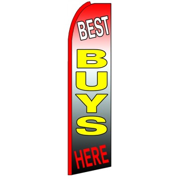 Best Buys Here - Advertising Feather Flag Banner Best Buys Here - Advertising Feather Flag Banner