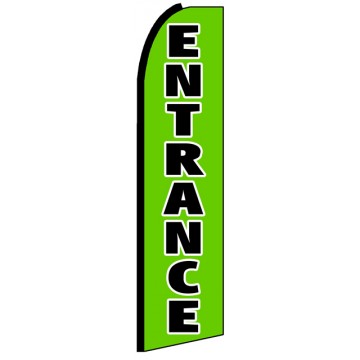 Entrance - Advertising Feather Flag Banner