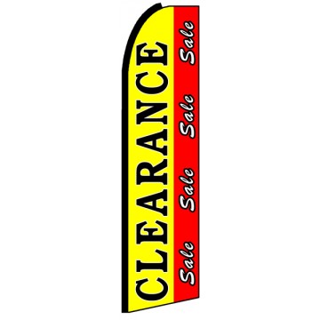 Clearance Sale - Advertising Feather Flag Banner