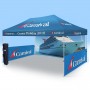 Custom Tent 10' x 20' Pop-Up Canopy + Heavy Duty Frame