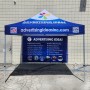 Custom Tent 10'x10' Pop-Up Canopy + Heavy Duty Frame