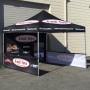 Custom Tent 10'x10' Pop-Up Canopy + Heavy Duty Frame