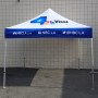 Custom Tent 10'x10' Pop-Up Canopy + Heavy Duty Frame