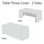 Custom Table Throw Cover - 3 Sides
